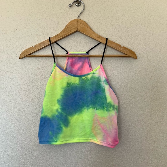 Zaful | Tie-Dye Crop Tank and Shorts Set - Picture 8 of 14